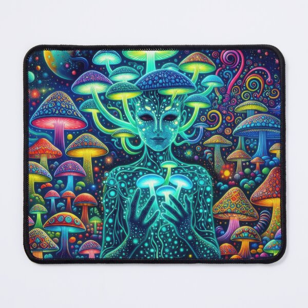 Item preview, Lab Visions 115: Neon Mushroom Alien Cosmic Psychedelic Figure designed and sold by The Psychedelic Anarchist.