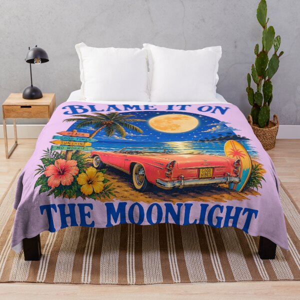 Item preview, Blame it on the moonlight design 2 designed and sold by DigitalandPhoto.