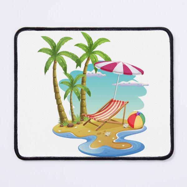Item preview, Tropical Island Beach Vacation Scene designed and sold by Art-Essa.