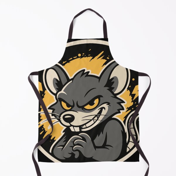 Item preview, Tiny Menace Rat Mascot – Devious Rodent Emblem designed and sold by EchoBlue Studio.