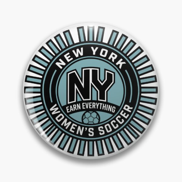 Item preview, New York Women’s Soccer – Earn Everything Badge designed and sold by PINK FREE.