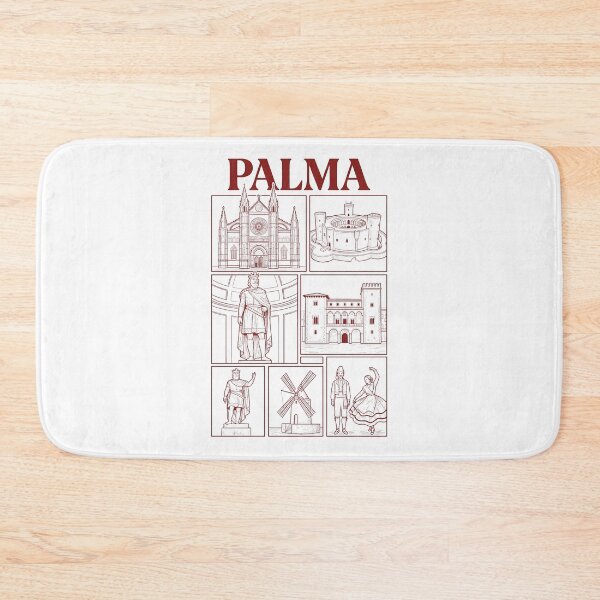 Item preview, Historic Palma de Mallorca Landmarks Travel Sketch designed and sold by k3rstman1.