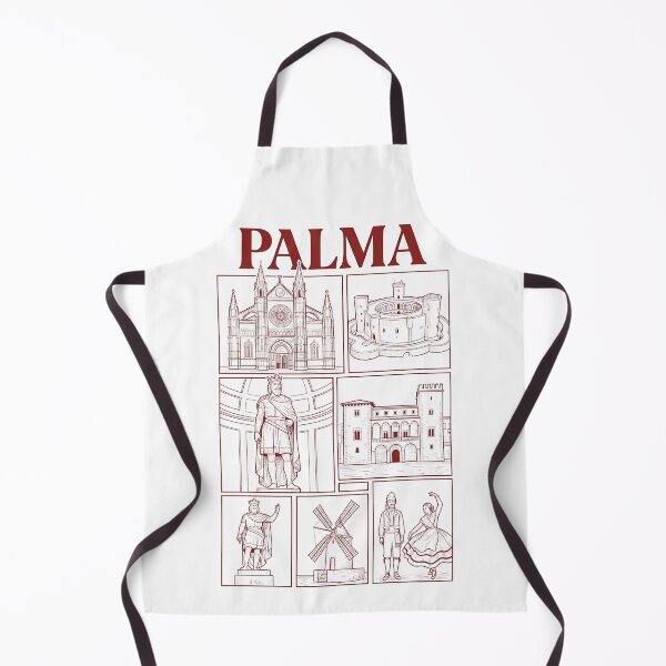 Item preview, Historic Palma de Mallorca Landmarks Travel Sketch designed and sold by k3rstman1.