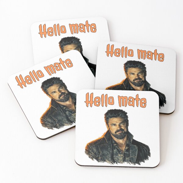 Item preview, Billy Butcher from The Boys - Hello Mate designed and sold by t-patterns.