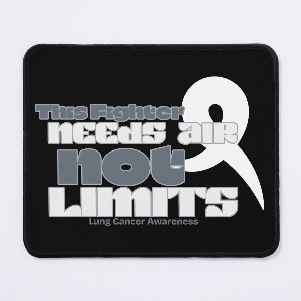 Item preview, This Fighter Needs Air Not Limits- Lung Cancer Awareness designed and sold by ACA Design & Print.