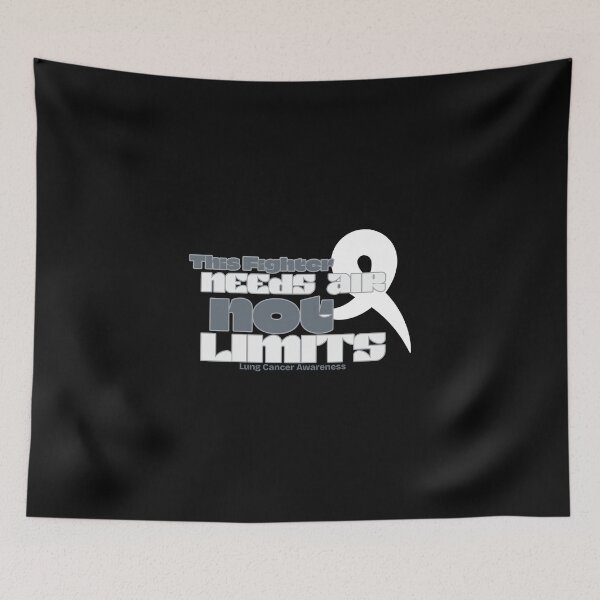 Item preview, This Fighter Needs Air Not Limits- Lung Cancer Awareness designed and sold by ACA Design & Print.