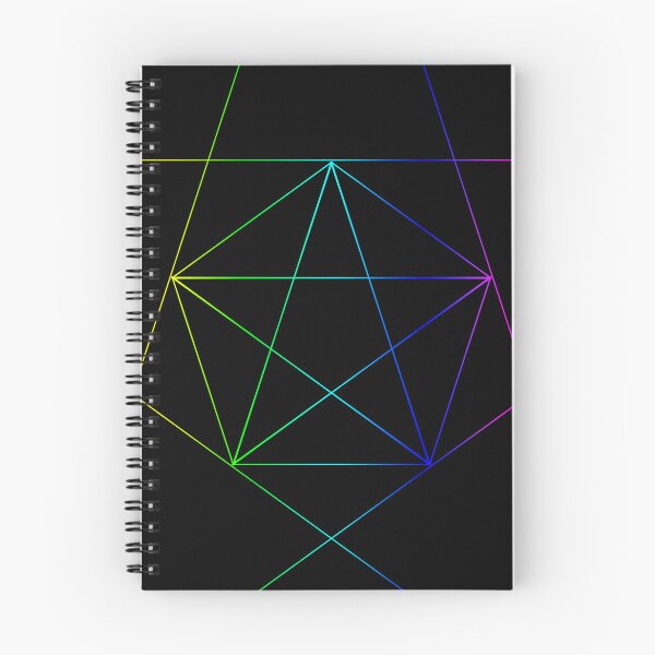 Item preview, Rainbow Pentagonal Star designed and sold by CodrawsCrib.
