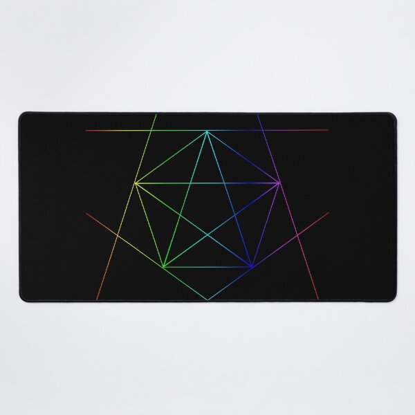 Item preview, Rainbow Pentagonal Star designed and sold by CodrawsCrib.