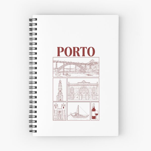 Item preview, Porto Portugal City Landmarks Line Art Sketch designed and sold by k3rstman1.