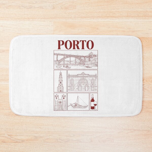 Item preview, Porto Portugal City Landmarks Line Art Sketch designed and sold by k3rstman1.
