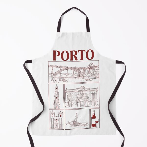 Item preview, Porto Portugal City Landmarks Line Art Sketch designed and sold by k3rstman1.