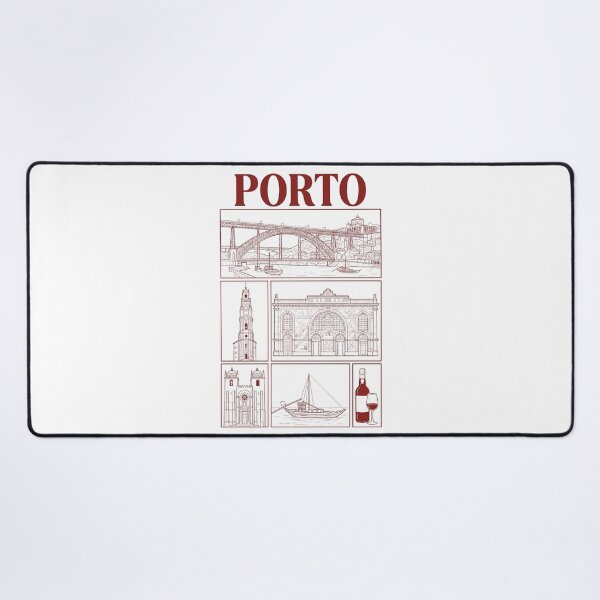 Item preview, Porto Portugal City Landmarks Line Art Sketch designed and sold by k3rstman1.