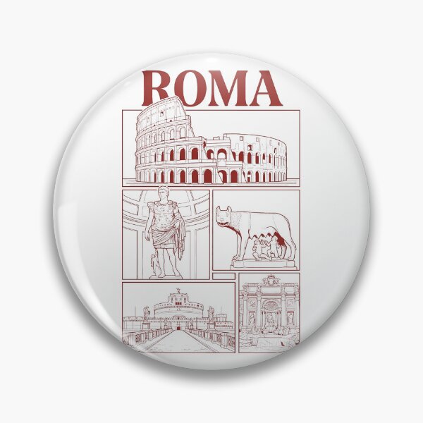 Item preview, Vintage Rome Italy Landmarks Architecture Line Art designed and sold by k3rstman1.