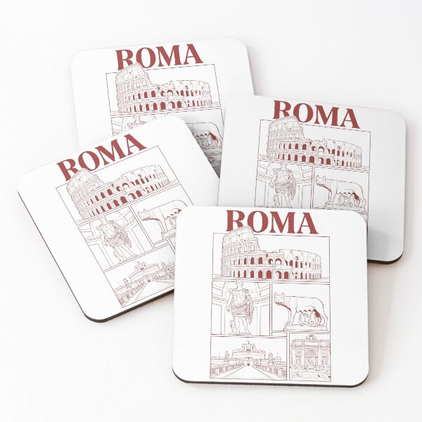 Item preview, Vintage Rome Italy Landmarks Architecture Line Art designed and sold by k3rstman1.