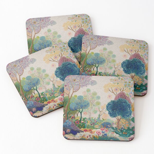 Item preview, Delicate Tree and Floral Landscape designed and sold by Neika Shimm Designs.