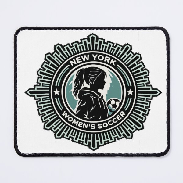 Item preview, New York Women’s Soccer – Focused Player Badge designed and sold by PINK FREE.