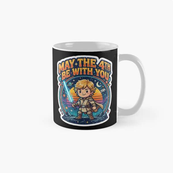 Item preview, May the 4th Be With You - Retro Cute Space Hero designed and sold by DanniJordan.