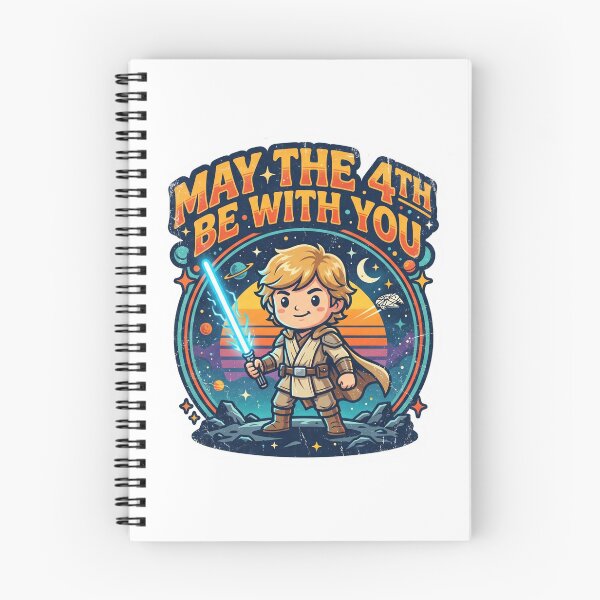 Item preview, May the 4th Be With You - Retro Cute Space Hero designed and sold by DanniJordan.