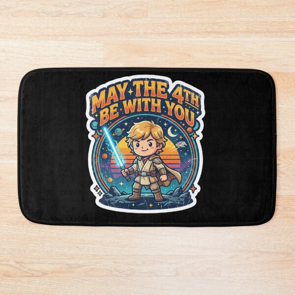 Item preview, May the 4th Be With You - Retro Cute Space Hero designed and sold by DanniJordan.