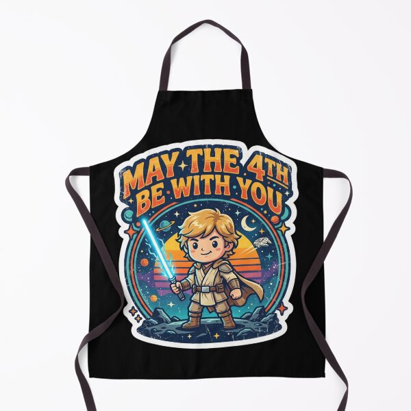 Item preview, May the 4th Be With You - Retro Cute Space Hero designed and sold by DanniJordan.
