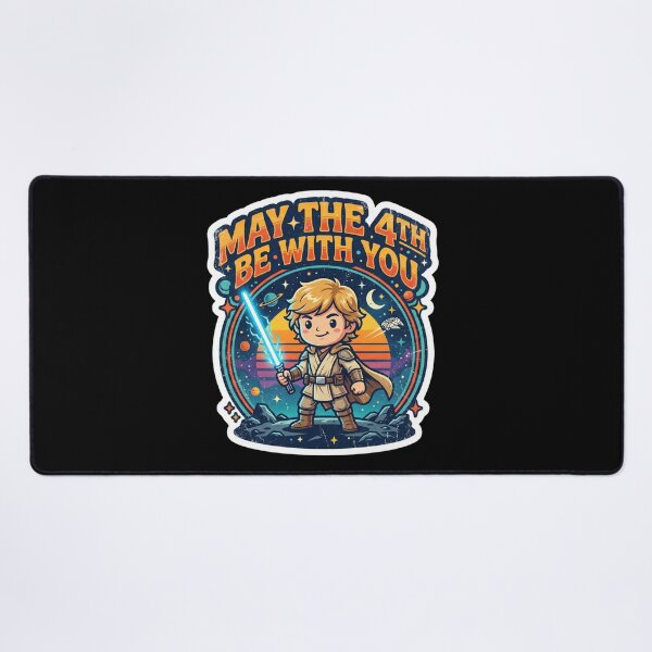 Item preview, May the 4th Be With You - Retro Cute Space Hero designed and sold by DanniJordan.