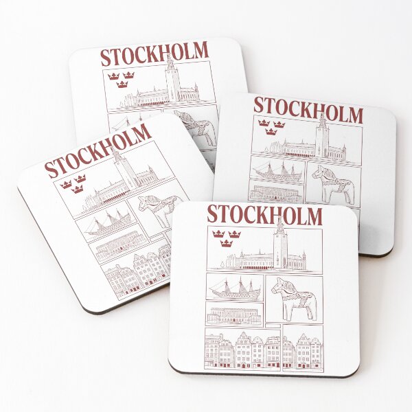 Artikelvorschau, Stockholm Schweden Sehenswürdigkeiten Gamla Stan Dala Pferd entworfen und verkauft von k3rstman1.