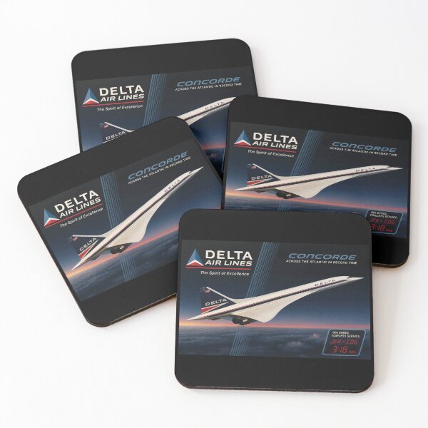 Item preview, Delta Airlines Concorde Dream Livery Logo 1980s designed and sold by RetroAviation.