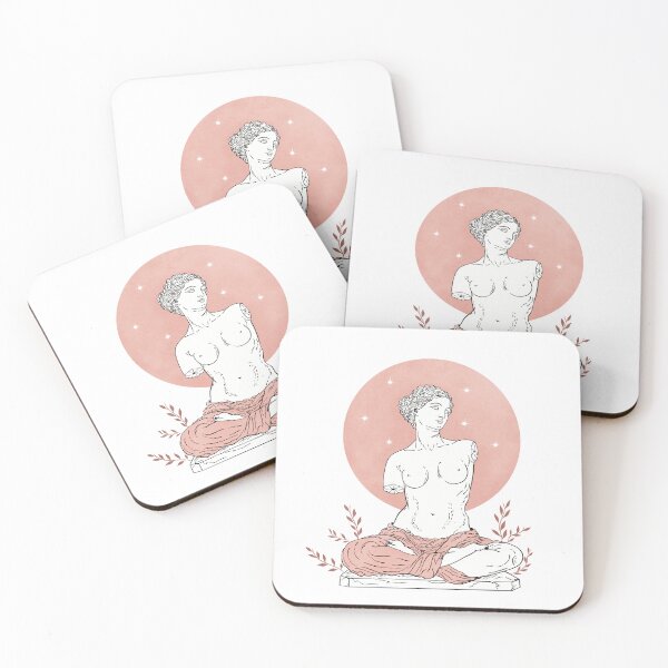 Item preview, Venus de Milo in Lotus Pose | Classical Sculpture Meets Yoga & Mindfulness Art designed and sold by Ancient-Tales.