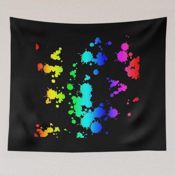 Item preview, Rainbow Paint Drops designed and sold by CodrawsCrib.