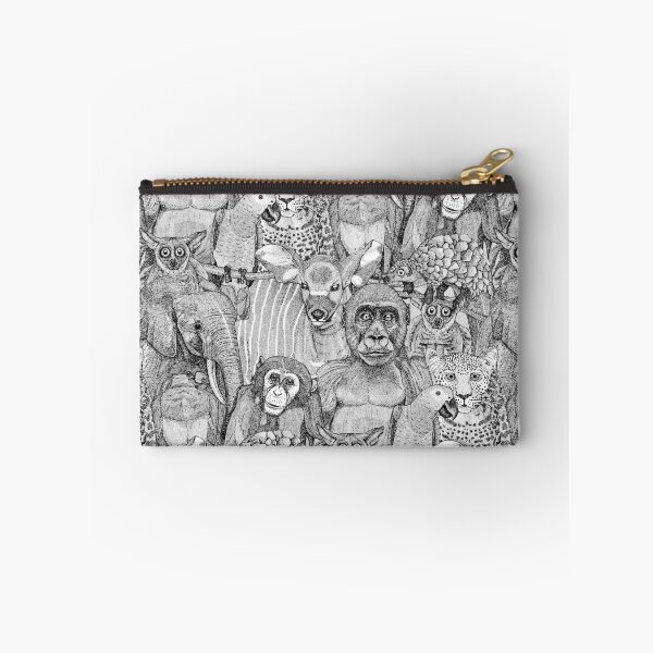 Item preview, just african jungle animals black white designed and sold by scrummy.