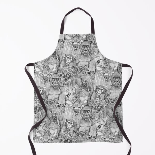 Item preview, just african jungle animals black white designed and sold by scrummy.