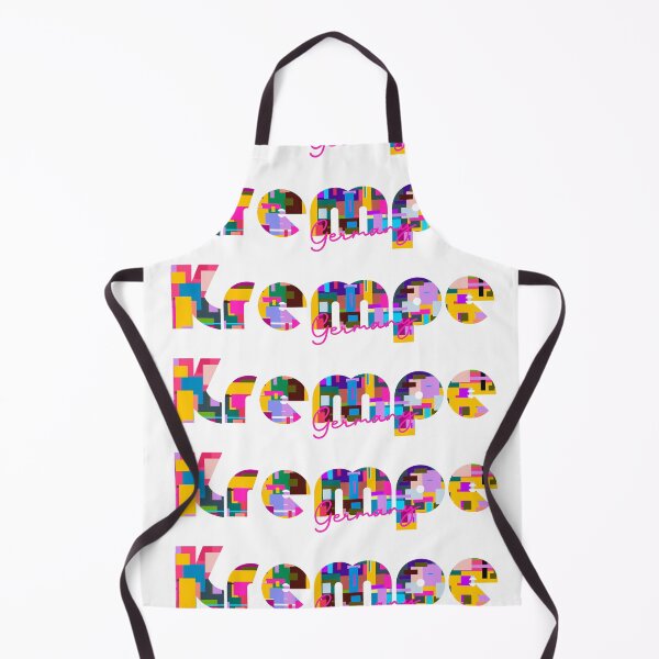 Item preview, Krempe, Germany, Vibrant Abstract City Typography Art designed and sold by Wanderful-roads.
