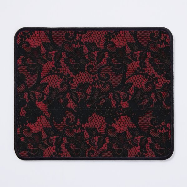 Item preview, Red Black Lace Floral Pattern designed and sold by Peac7e.