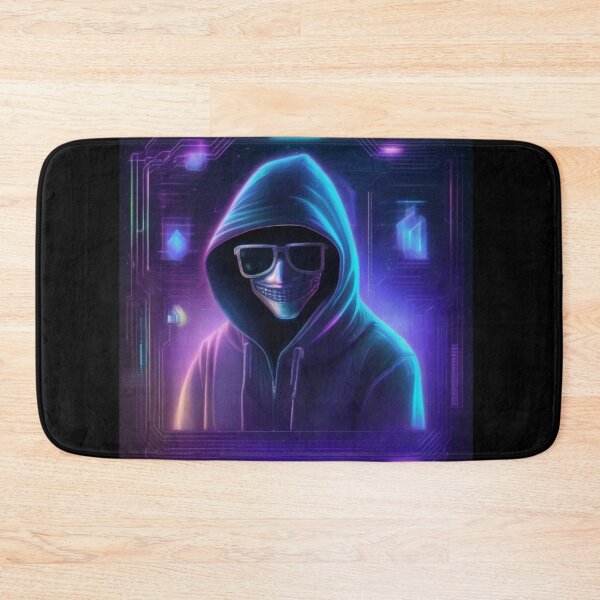 Item preview, Cyberpunk Hacker - Neon Street Art Hoodie Stealth & Tech Aesthetic designed and sold by JALNERVION SHOP.