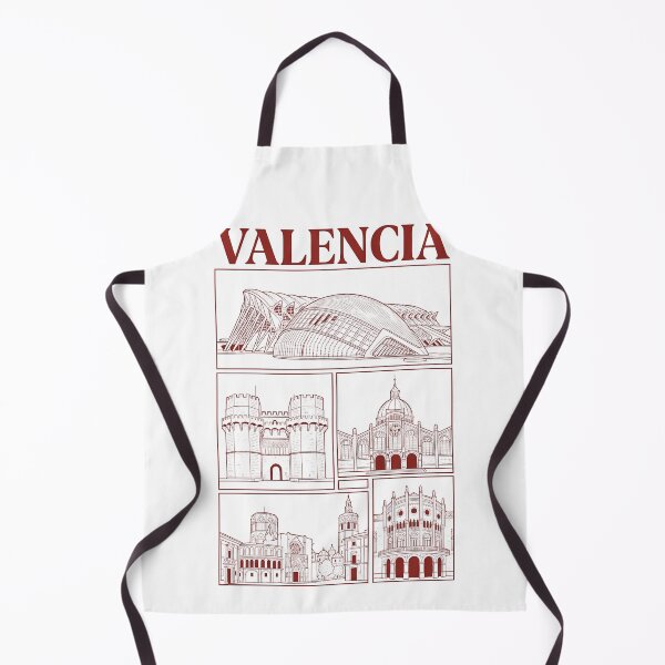 Item preview, Valencia Spain City Architecture Landmarks Line Art designed and sold by k3rstman1.