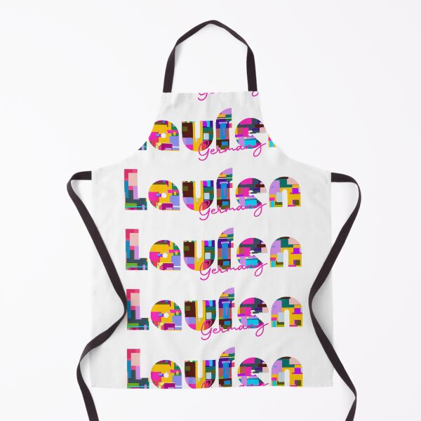Item preview, Laufen, Germany, Vibrant Abstract City Typography Art designed and sold by Wanderful-roads.