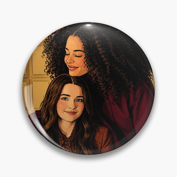 Item preview, Chase Infiniti and Lucy Halliday from The Testaments series (fan art) designed and sold by PopCultureAndStuff.
