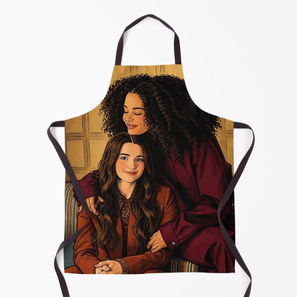 Item preview, Chase Infiniti and Lucy Halliday from The Testaments series (fan art) designed and sold by PopCultureAndStuff.