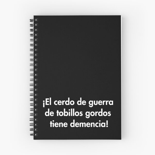 Item preview, ¡El cerdo de guerra  de tobillos gordos  tiene demencia! designed and sold by Thelittlelord.