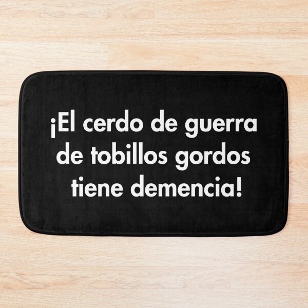 Item preview, ¡El cerdo de guerra  de tobillos gordos  tiene demencia! designed and sold by Thelittlelord.