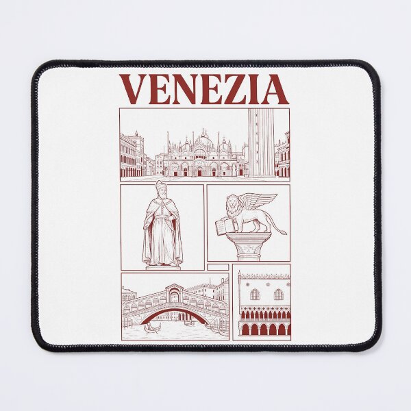 Item preview, Venezia Italy Historical Landmarks Travel Sketch Style designed and sold by k3rstman1.