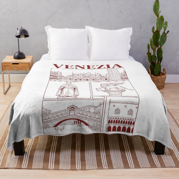 Item preview, Venezia Italy Historical Landmarks Travel Sketch Style designed and sold by k3rstman1.