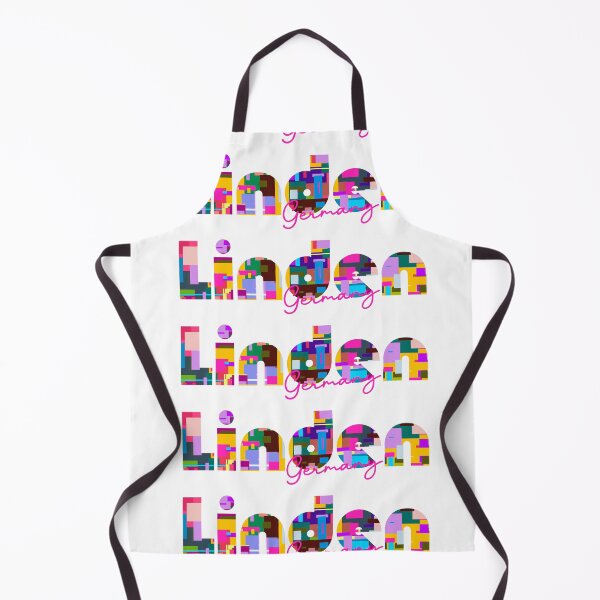 Item preview, Linden, Germany, Vibrant Abstract City Typography Art designed and sold by Wanderful-roads.