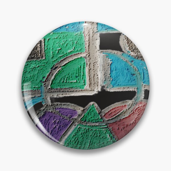 Item preview, shapes misbehaving velvet colorful geometric abstract design designed and sold by SmashingDeals.