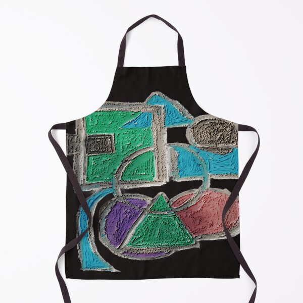 Item preview, shapes misbehaving velvet colorful geometric abstract design designed and sold by SmashingDeals.