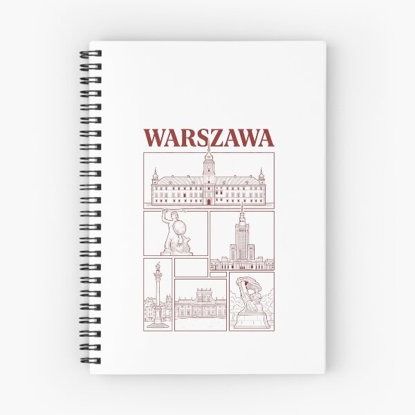 Item preview, Warszawa Poland Landmarks Vintage Architecture Collage designed and sold by k3rstman1.