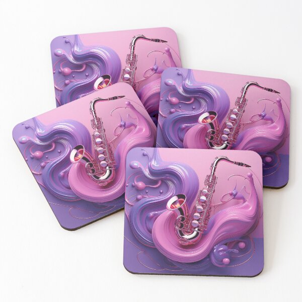 Item preview, swirling sax designed and sold by Foxlindesigns.
