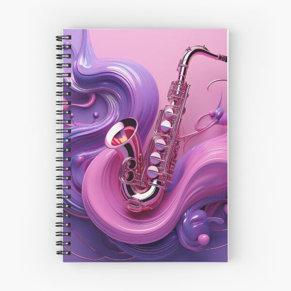Item preview, swirling sax designed and sold by Foxlindesigns.