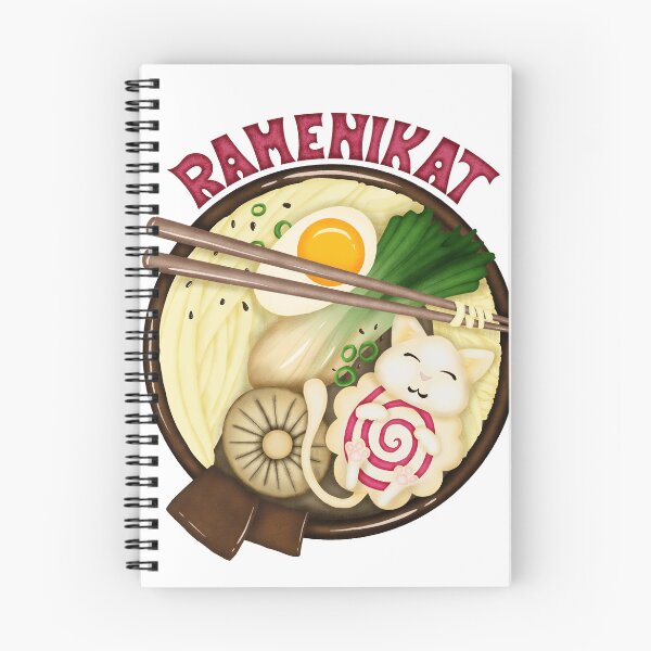Item preview, Ramenikat - cute cat for ramen fans designed and sold by BlackMuffinDigital.