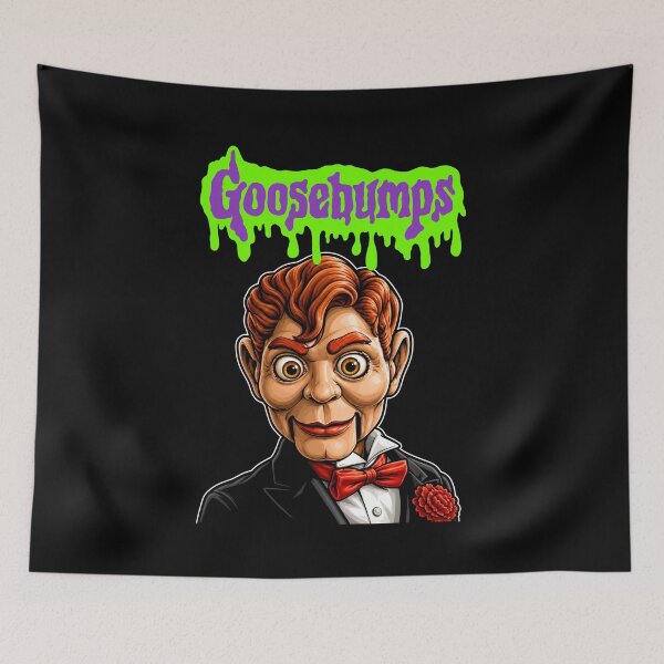 Item preview, purple rl stine slappy horror doll goosebumps 90s kids  designed and sold by Blck-Acid-Devil.